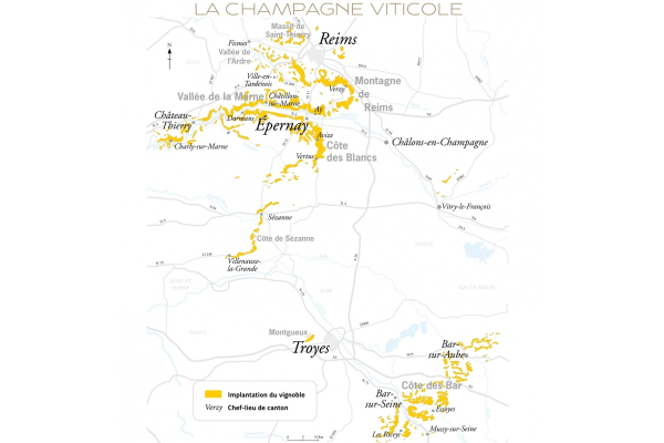 La Champagne Viticole (bron: champagne.fr)